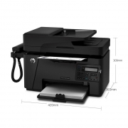 惠普（HP）A4黑白激光多功能一体机LaserJet Pro MFP M128fp 打印 复印 扫描 传真 20ppm 分辨率600×600dpi 适用耗材：CC388A 鼓粉一体一年送修