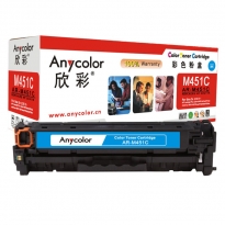 Anycolor欣彩AR-M451C（蓝色）彩色硒鼓/墨粉盒适用惠普CE411A（305A），HP M451dn