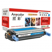 Anycolor欣彩AR-4700C（蓝色）彩色硒鼓/墨粉盒适用惠普Q5951A（643A），HP 4700N
