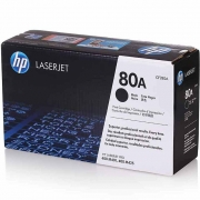 惠普(HP) CF280A 黑色硒鼓 80A 适用HP LaserJetPro 400 M401打印机系列 和400 M425 MFP系列