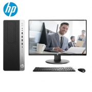 惠普HP EliteDesk 800 G4 TWR I5-8500/8G/1TB/DVDRW/无系统/24寸显示器 银色