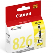 佳能（Canon） CLI-826 Y 黄色墨盒 打印量-页 适用于MX898、MX888、MG8280、MG8180、MG6280、MG6180、MG5380、MG5280、MG5180、iP4980、iP4880、iX6580