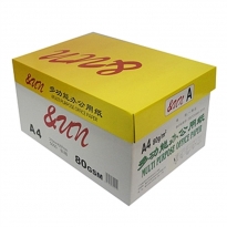 太阳A4 80g复印纸 500张/包  10包/箱