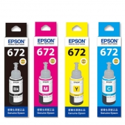 爱普生（EPSON）原装墨水四色套装 T6721/T6722/T6723/T6724适用于L310;L358;L360;L565;L130