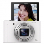 索尼（SONY）DSC-WX500 数码相机 标配32G SD卡 相机包
