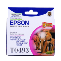 爱普生（EPSON）T0493红色墨盒  适用于R210/R230/310/RX510/650