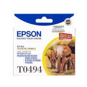爱普生（EPSON）T0494黄色墨盒 适用于R210/R230/310/RX510/650