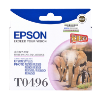 爱普生（EPSON）T0496浅红色墨盒 适用于R210/R230/310/RX510/650