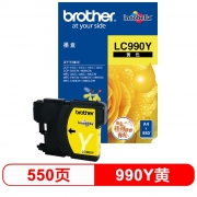 兄弟/BROTHER 墨盒 LC990Y黄色  适用MFC615W MFC-250C MFC-490CW MFC-290C