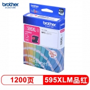 兄弟（brother）LC595XLM 红色高容墨盒 约1200页（适用MFC-J2510机型）