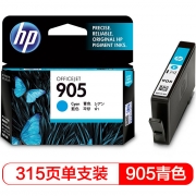 惠普（HP） 分体式墨盒 905青色墨盒T6L89AA 315页 适用于HP OfficeJet Pro 6960 All-in-One HP OfficeJet Pro 6970 All-in-One