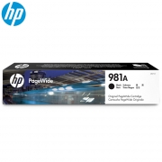 惠普（HP） 页宽打印机墨盒 981A黑色页宽打印机墨盒J3M71A 6000页 适用于HP PageWide Enterprise Color 586 系列; HP PageWide Enterprise Color 556 系列