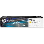 惠普（HP） 页宽打印机墨盒 981A黄色页宽打印机墨盒J3M70A 6000页 适用于HP PageWide Enterprise Color 586 系列; HP PageWide Enterprise Color 556 系列
