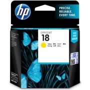 惠普（HP） 分体式墨盒 18号黄色墨盒C4939A 860页 适用于商用喷墨一体机:HP Officejet L7380,L7580,L7590 商用喷墨打印机:HP Officejet Pro K5300,K5400dn,K8600