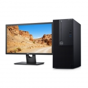 戴尔（DELL）台式计算机OptiPlex 3060 Tower 240478: i5-8500/8GB/256GB+1TB/DVDRW/Win10 H/键鼠/3年上门服务/E2417H  23.8寸