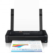 爱普生（EPSON）WF-100 喷墨打印机 A4幅面 便携式墨照片打印 支持无线打印 内置电池 USB供电接口 配送打印线 一年上门