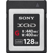 索尼（SONY）QD-G128E XQD G系列内存卡 128G容量 读速440M/S 写速400M/S 黑色