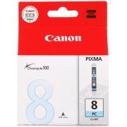 佳能（Canon） CLI-8PC 照片青色墨盒 打印量-页 适用于Pro9000MarkII、Pro9000