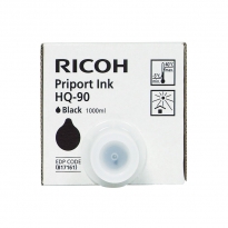 理光（RICOH）黑油墨HQ90(1,000cc/瓶) 适用于RICOH PRIPORT HQ9000