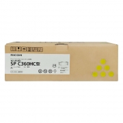 理光 SP C360HC 黄色墨粉盒1支装 适用于SP C360DNw/C360SFNw