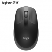 罗技（Logitech）无线鼠标(碳黑色) M190