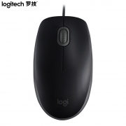 罗技（Logitech）有线鼠标（黑色） M110