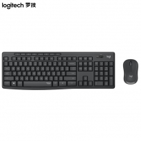 罗技（Logitech）无线键鼠套装（黑色） MK295