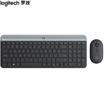 罗技（Logitech）无线键鼠套装（星空灰） MK470