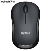 罗技（Logitech）无线鼠标(灰黑) M220