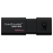 金士顿（Kingston）128GB USB3.0 U盘 DT100G3 读速130MB/s 黑色