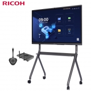 理光 65英寸会议平板 互动电子液晶显示器 RX-P65C2（含安卓系统）+Win i5双系统+移动支架+无线传屏器 一台