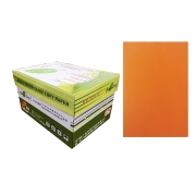 绿叶 橙色80克A3 优等品彩色复印纸 500张/包 5包/箱(单价 元/箱)厂家直销